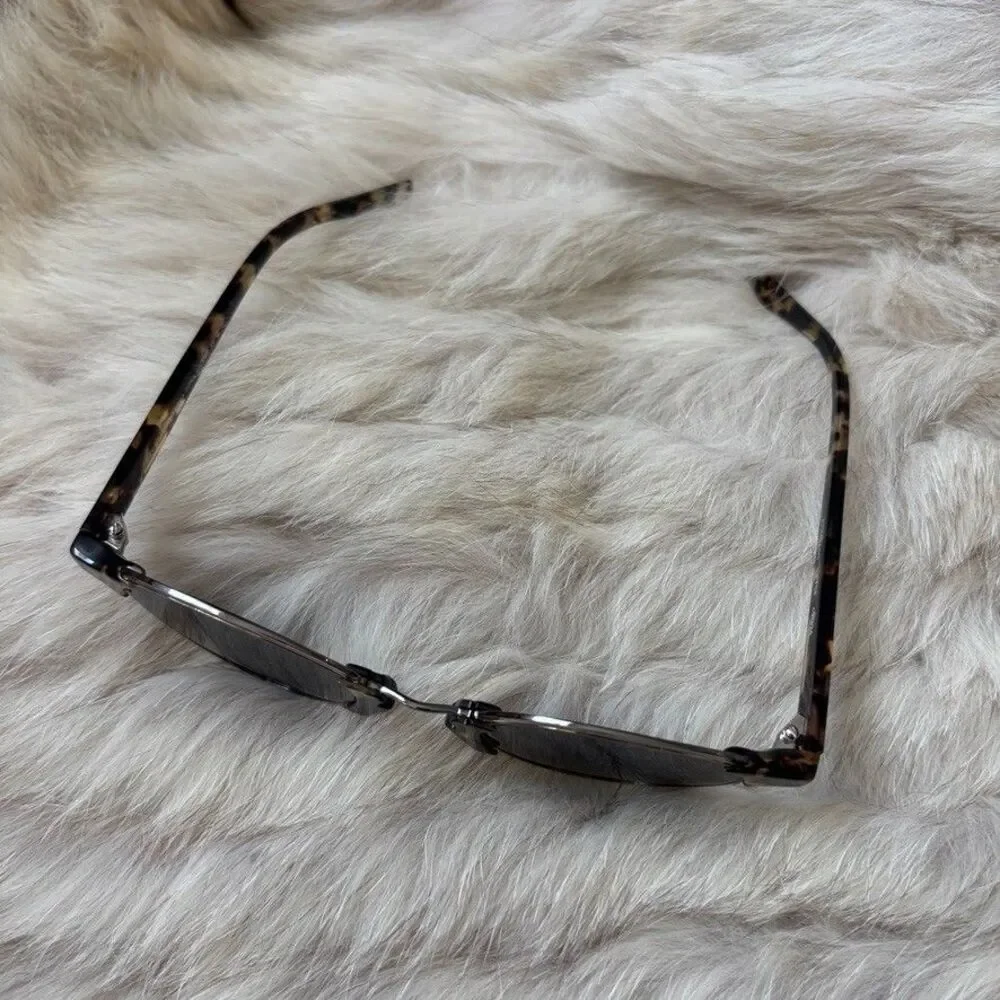 Bruno Chaussignand Compass Tortoise Round Sunglasses Handmade France 49-24